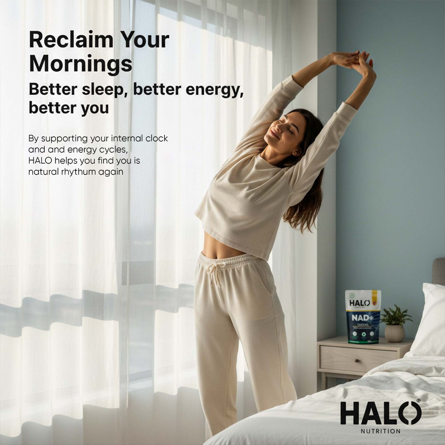 halo nutrition - nad+ 90 capsules