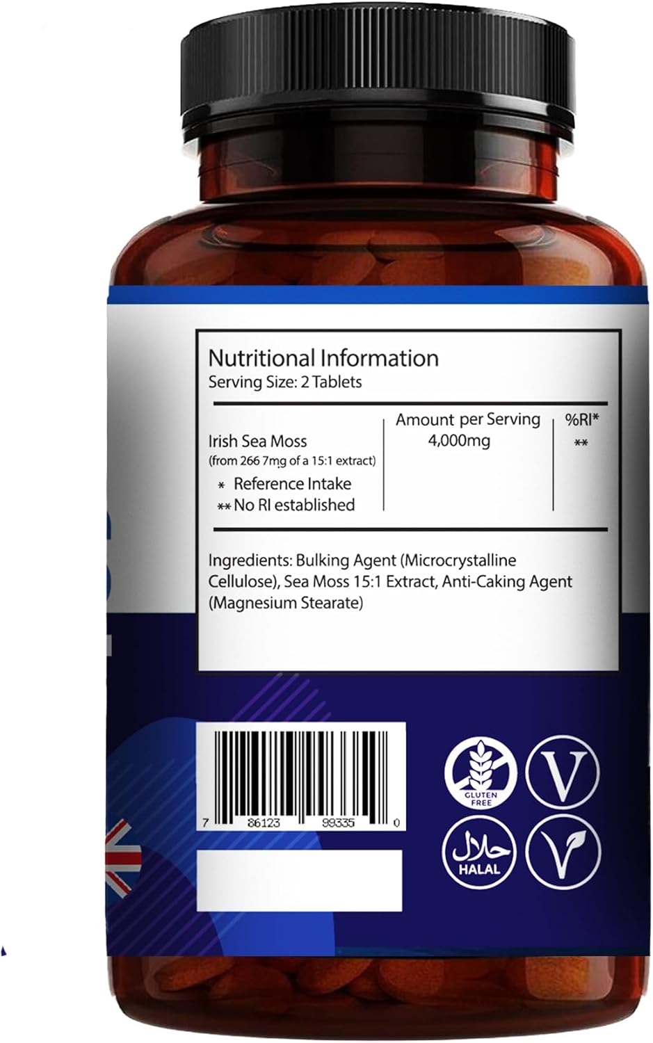 halo nutrition sea moss extract tablets