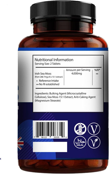 Halo Nutrition Sea Moss Extract Tablets