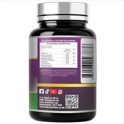 Halo Nutrition Calcium Complex Tablets