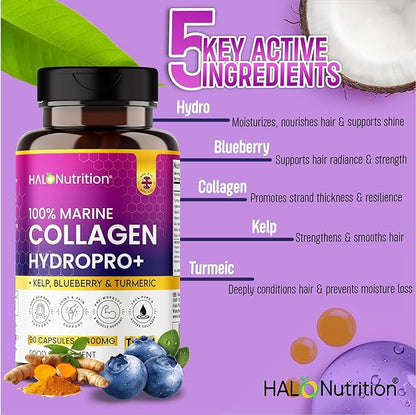 Halo Nutrition Marine Collagen Capsules