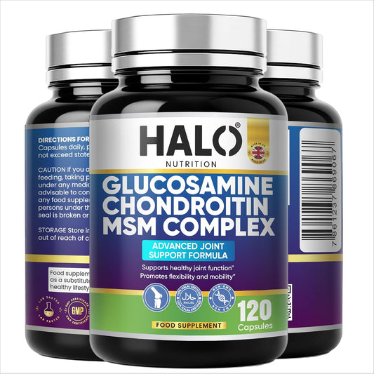 Halo Nutrition Glucosamine, Chondroitin & MSM Complex Capsules