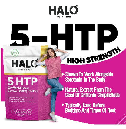 5htp 600mg Veg 90 Capsules Best 5 HTP Capsules 100% Natural Griffonia Seeds