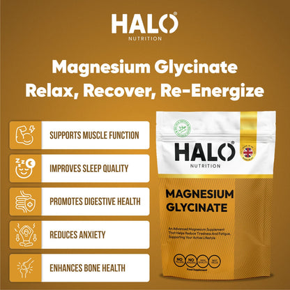 Magnesium Glycinate 1040mg Capsules Super Strong Effective Vegan Capsules