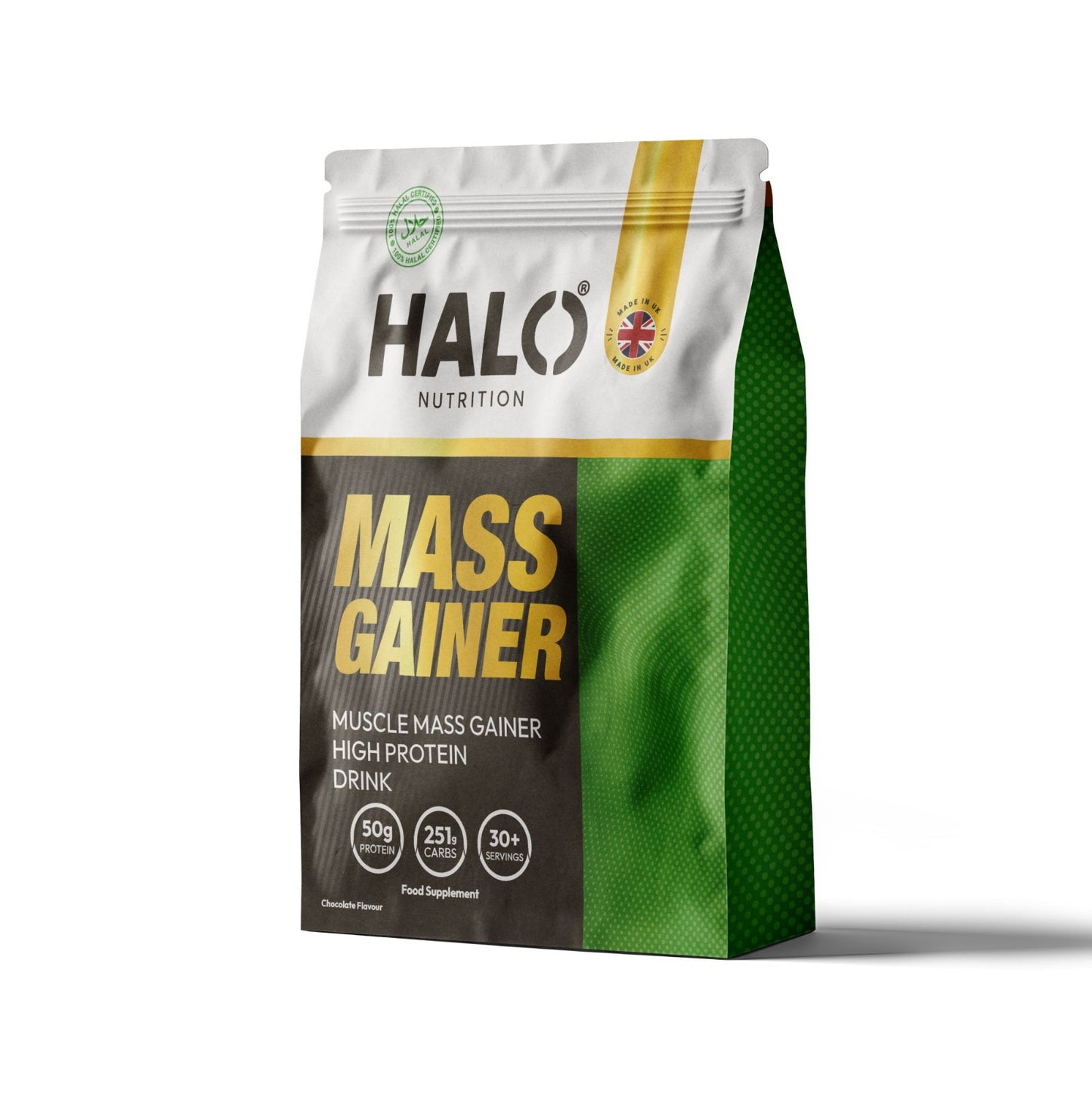 halo nutrition muscle mass gainer – high protein performance shake