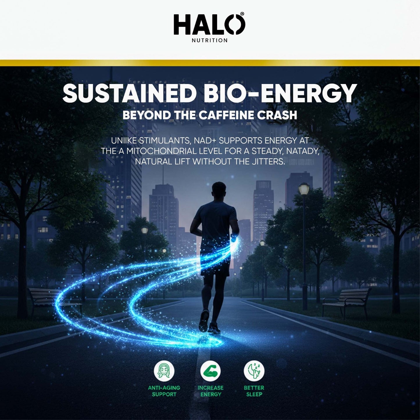 halo nutrition - nad+ 90 capsules
